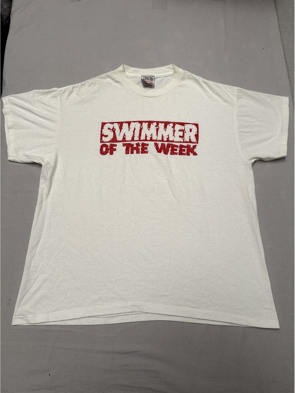 Vintage Swimmer Of The Week T-shirt XL